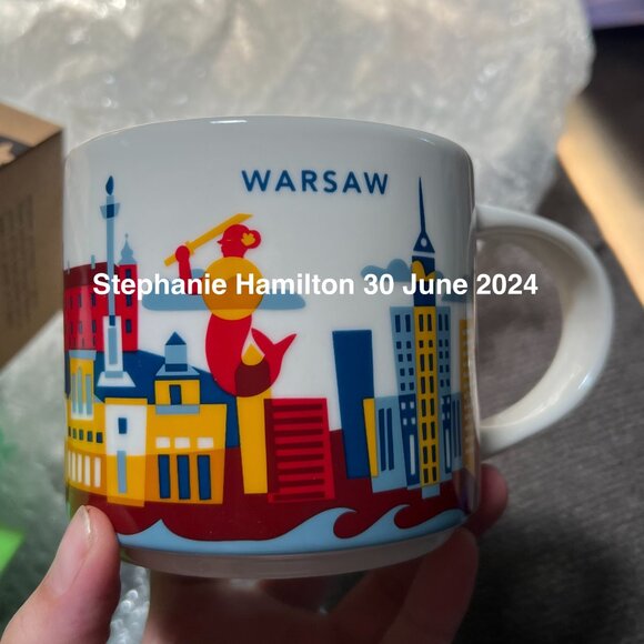 Warsaw (Poland) Starbucks Mug - Picture 1 of 4